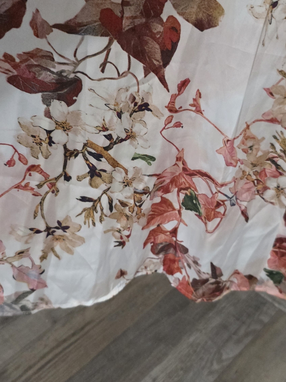 Floral Halter Maxi Dress White Pink Red Boho Beach Resort Women's 8 - Picture 15 of 15